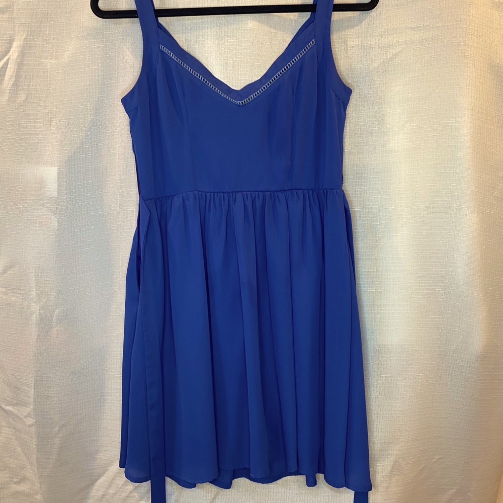Express Blue Mini Dress
